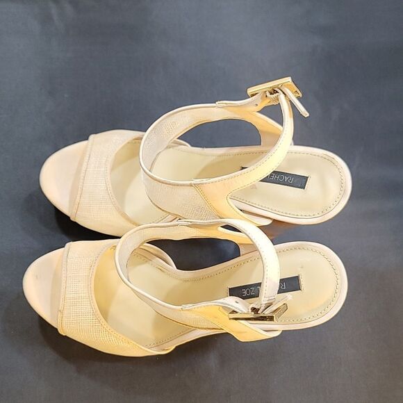 RACHEL ZOE BLOCK HEEL OPEN-TOE PLATFORM SANDAL G1 - Picture 5 of 16